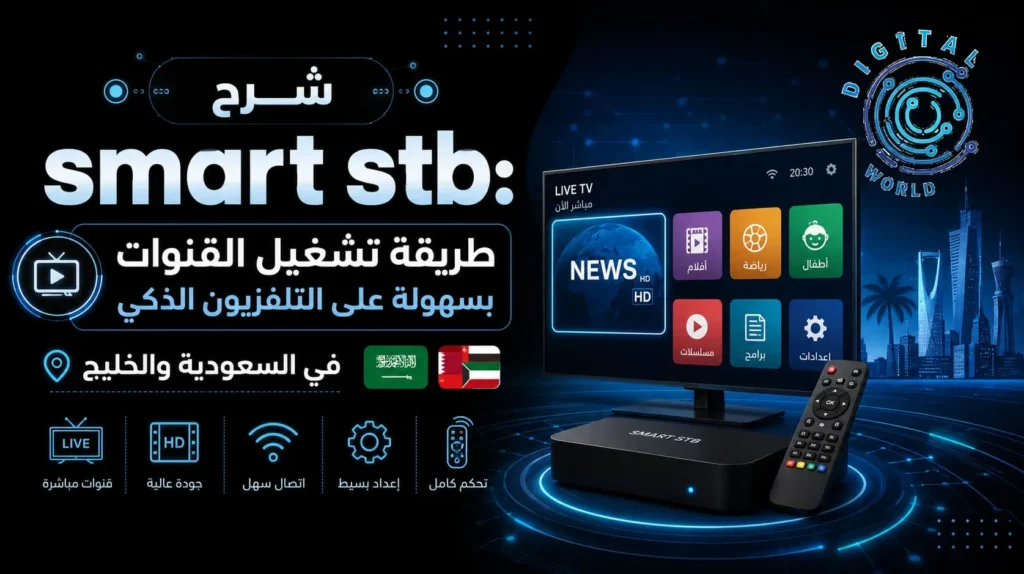 شرح smart stb | طريقة تشغيل IPTV على Smart TV في السعودية